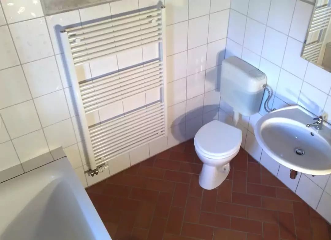 Toilette im großen Bad