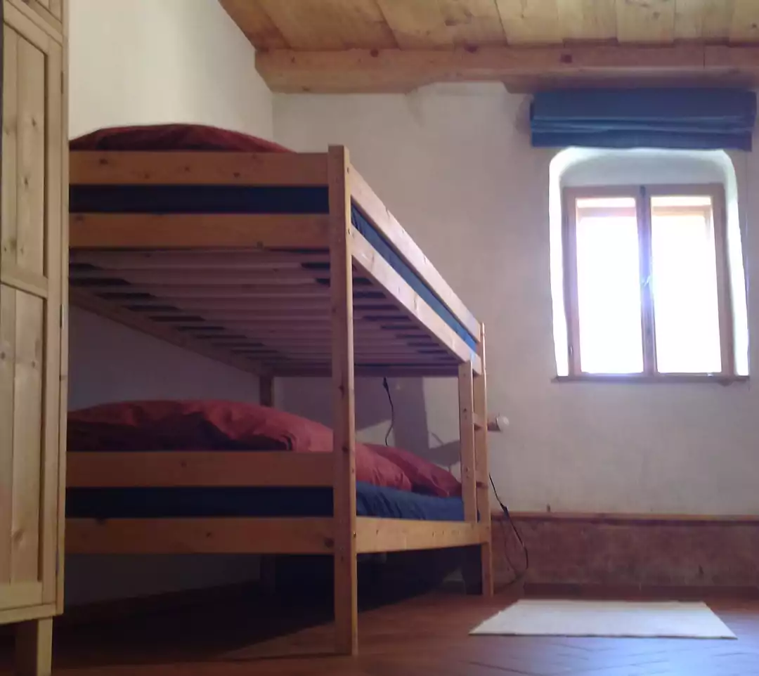 Schlafzimmer, wahlweise zwei Einzelbetten oder Doppelbett